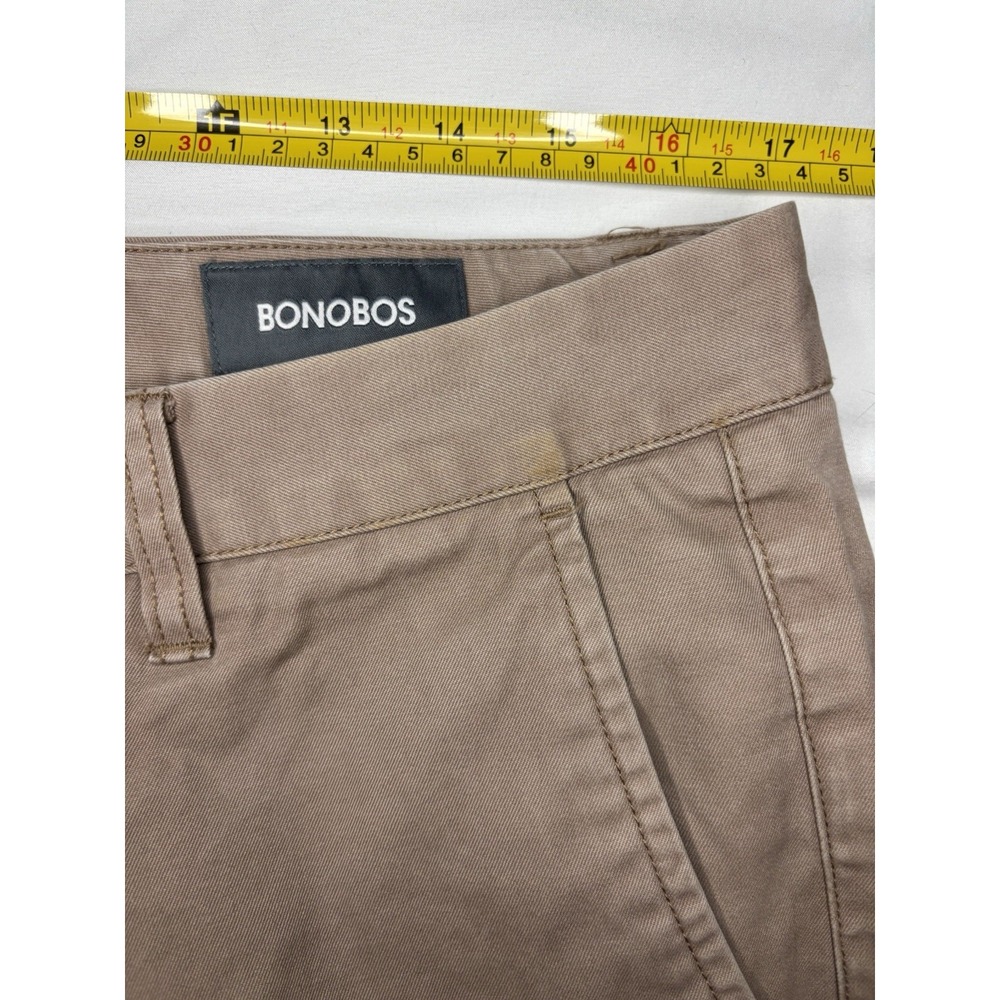 Bonobos Men's Straight Fit Chino Pants Khaki & Brown Size 33x32  LOT Of 2‎ Pair - Picture 8 of 12